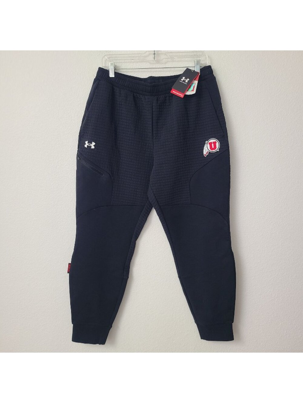 Under Armour Unstoppable Fleece Pants University Of Utah 6014887-008 Size L